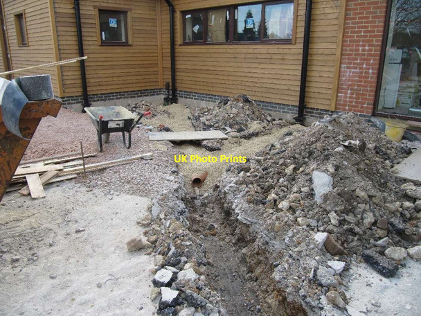 Photo 6"x4" Trench at the front Cholsey c2013