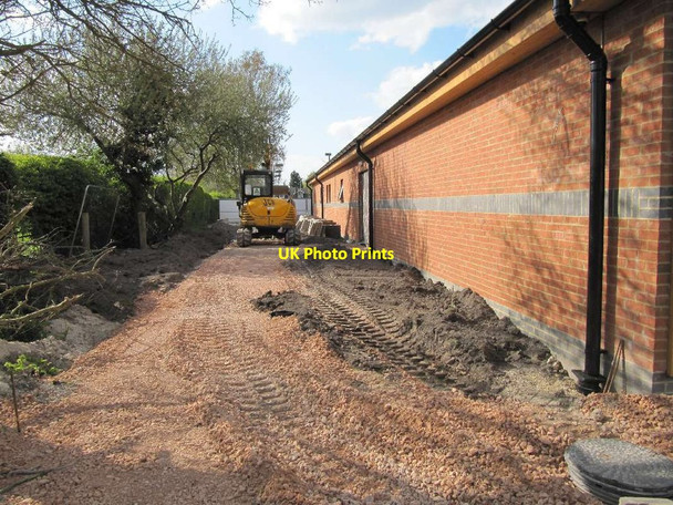 Photo 6"x4" Laying the hardcore Cholsey c2013
