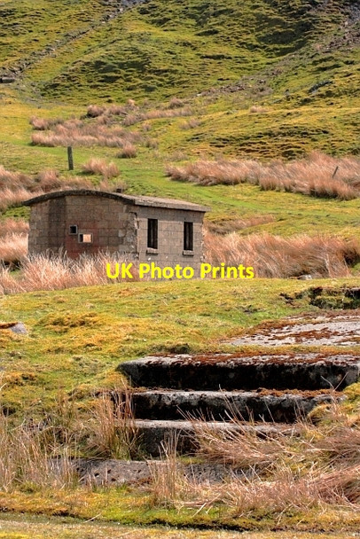 Photo 6"x4" Ruin, Scar House Reservoir Middlesmoor\/SE0974 c2013