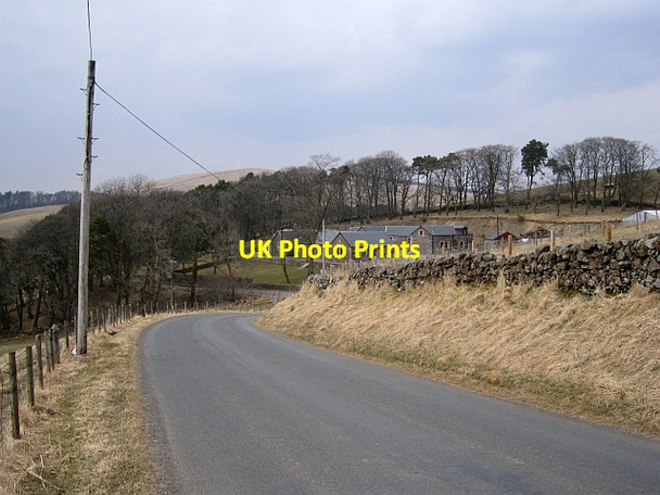 Photo 6"x4" Minor road, Mountherrick Crawfordjohn c2013