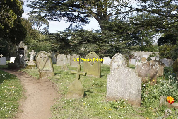 Photo 6"x4" Churchyard at Clifton Hampden Clifton Hampden c2013