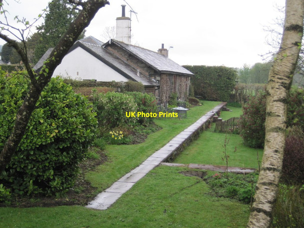 Photo 6"x4" Torver railway station (site), Cumbria Scar Head c2013