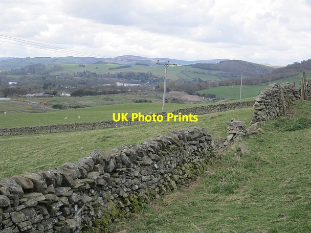 Photo 6"x4" Ruined dyke Melrose\/NT5434 c2013