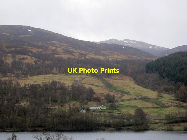 Photo 6"x4" New road above Lick Tressair c2013