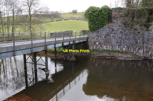 Photo 6"x4" Bridge over the River Usk, Trallong Trallong c2013