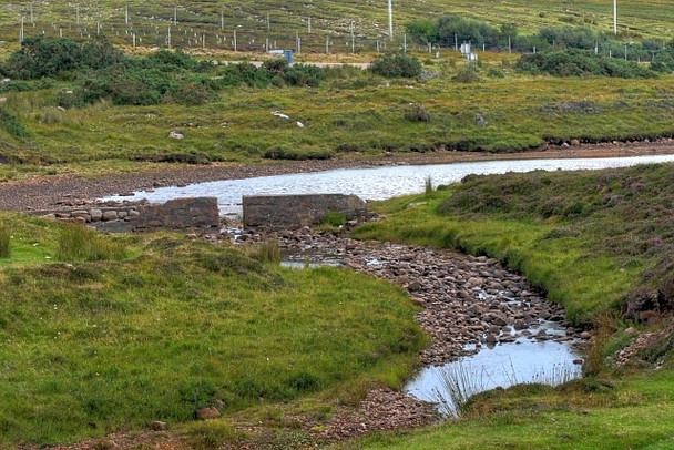 Photo 6"x4" Disused Weir, Loch Raa Brae of Achnahaird c2008