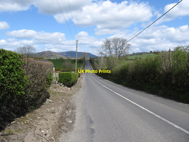 Photo 6"x4" Road north towards Drumbilla Cross Roads Hackballs Cross c2013