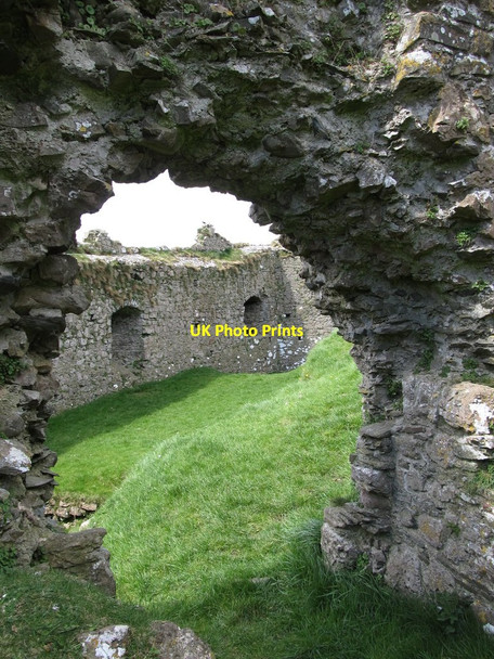 Photo 6"x4" The south-western curtain wall viewed through an arch Hackballs Cross c2013