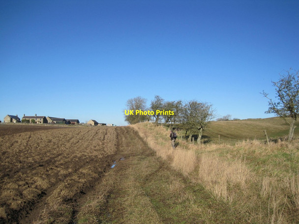 Photo 6"x4" Bridleway to Combe Cottages Bingfield c2013