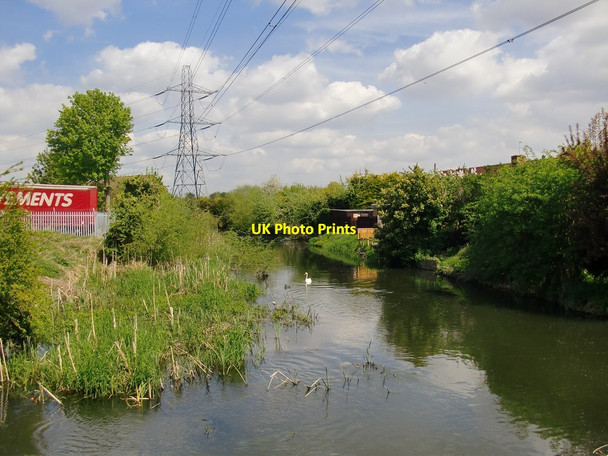 Photo 6"x4" Colne Brook: view upstream Horton\/TQ0175 c2013