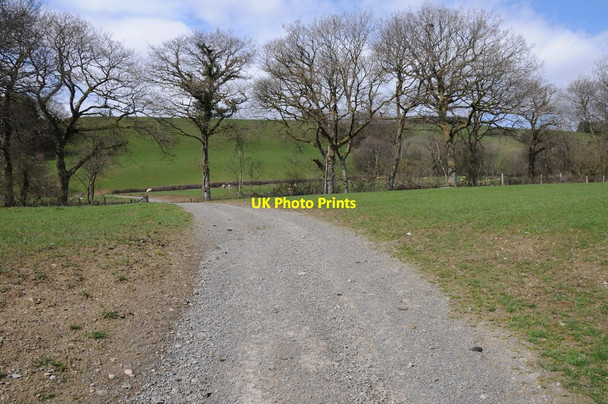 Photo 6"x4" Farm track at Babel Babel c2013