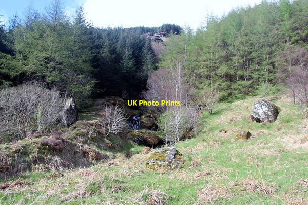Photo 6"x4" A burn running from the top of Stob an Eas Hell's Glen\/Gleann Beag c2013