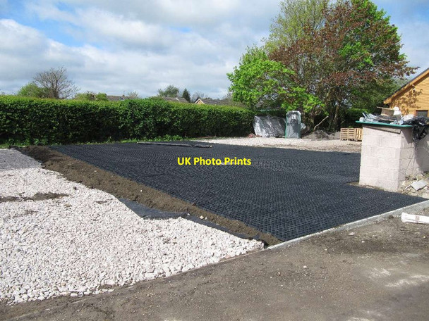 Photo 6"x4" Matting the carpark Cholsey c2013