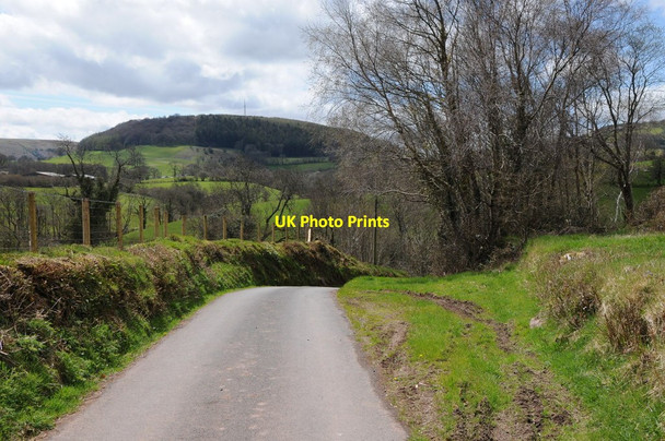 Photo 6"x4" Country road east of Pentre'r-Felin Pentre'r-felin\/SN9130 c2013