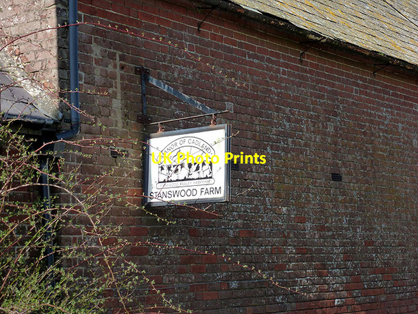 Photo 6"x4" Stanswood Farm sign Calshot c2013