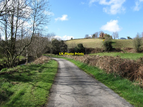 Photo 6"x4" View southwards along Cully Road Forkhill c2013