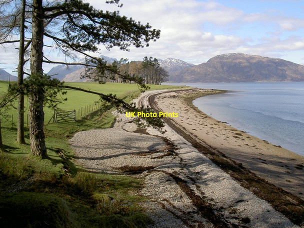 Photo 6"x4" Loch Linnhe beach near Ardsheal Kentallen\/NN0057 c2007