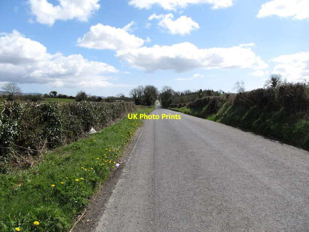 Photo 6"x4" The Ballsmill road heading east towards Drumbilla Cross Roads Forkhill c2013