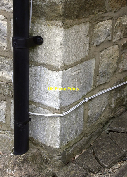 Photo 6"x4" Benchmark on #76 Manor Road Brackley\/SP5837 c2013