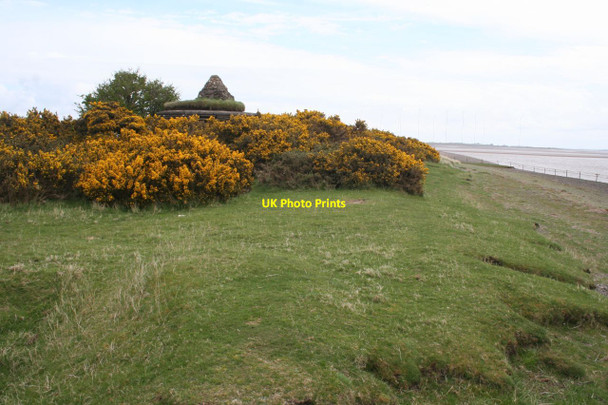 Photo 6"x4" Pillbox on Grune Point Skinburness c2013