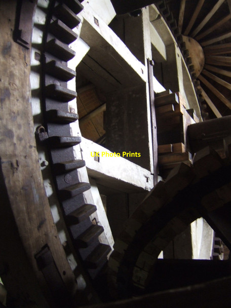 Photo 6"x4" Brake Wheel at Impington Mill Impington c2013
