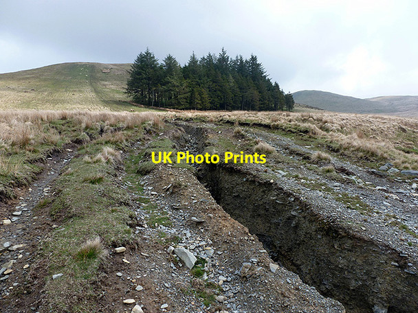 Photo 6"x4" Deeply rutted track on the approach to Foel Grafiau Afon Llechwedd-mawr c2013