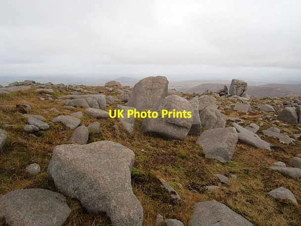 Photo 6"x4" Granite boulders, Croughbane Commeen c2012