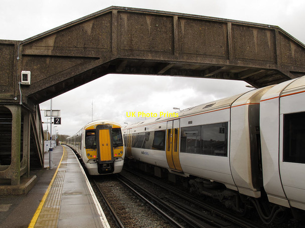 Photo 6"x4" Electrostars passing at Wye Kempe's Corner c2013