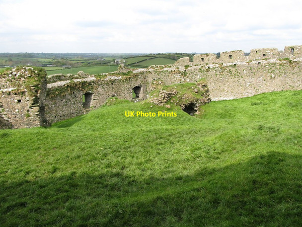 Photo 6"x4" View north-northwestwards from the gate house of Castle Roche Hackballs Cross c2013
