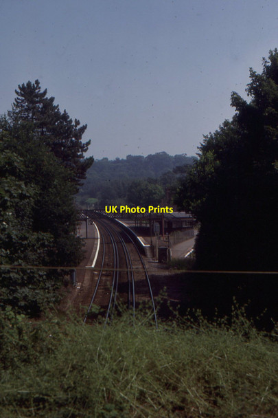 Photo 6"x4" Sandling station from the road Hythe\/TR1634 c1988