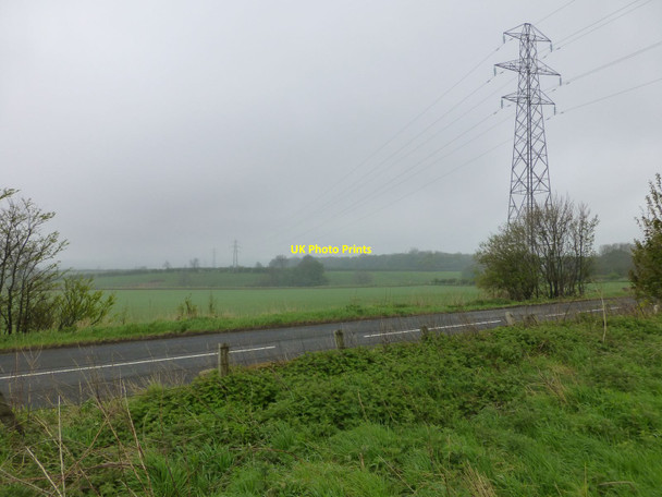 Photo 6"x4" Pylons heading south Denwick\/NU2014 c2013