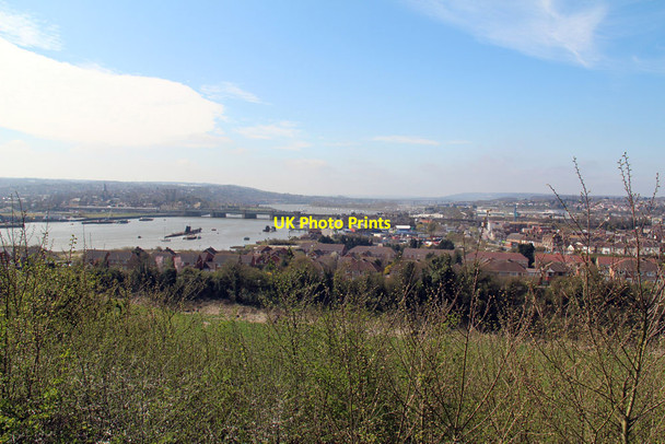 Photo 6"x4" The Medway from All Saints church, Frindsbury Rochester\/TQ7268 c2013