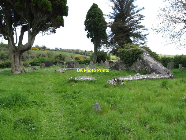 Photo 6"x4" Ruined church in the Urney Graveyard Forkhill c2013