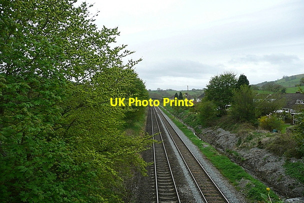 Photo 6"x4" Railway line south of Church Stretton Little Stretton\/SO4491 c2013
