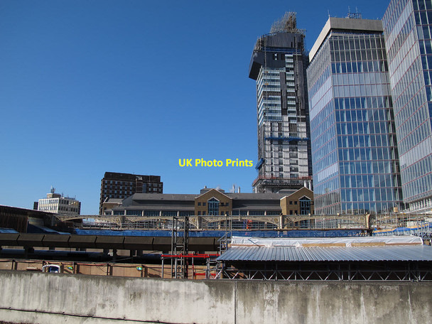 Photo 6"x4" London Bridge: demolition in progress London c2013