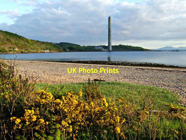 Photo 6"x4" Inverkip beach and Inverkip Bay Inverkip c2013