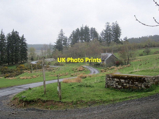 Photo 6"x4" Road junction, Dykecrofts Whithaugh c2013