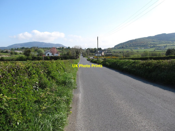 Photo 6"x4" View north-eastwards along Shean Road Forkhill c2013