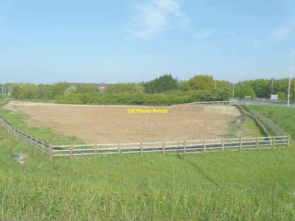 Photo 6"x4" Building site beside Simone Weil Avenue Ashford\/TR0042 c2013