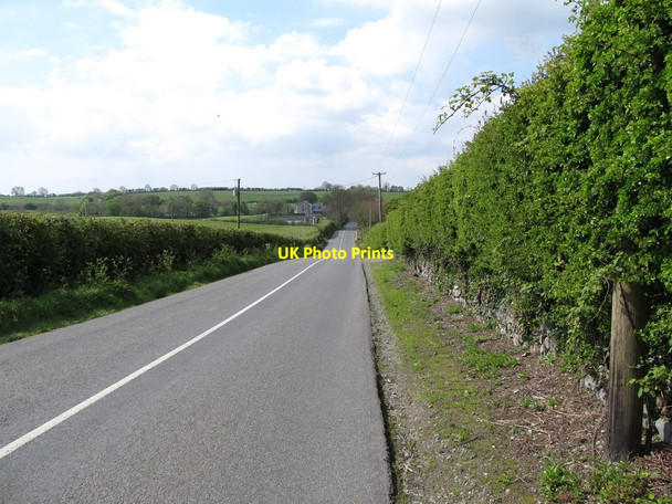 Photo 6"x4" The road south between Castle Roche Cross Roads and Shortstone Cross Roads Hackballs Cross c2013