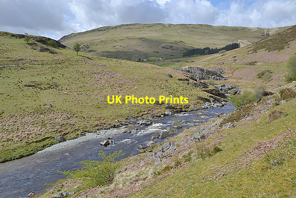 Photo 6"x4" The Claerwen below Ciloerwynt Ciloerwynt c2013