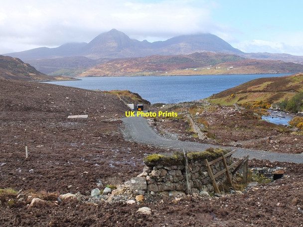 Photo 6"x4" Maldie Hydro site, Loch Glendhu Unapool c2013