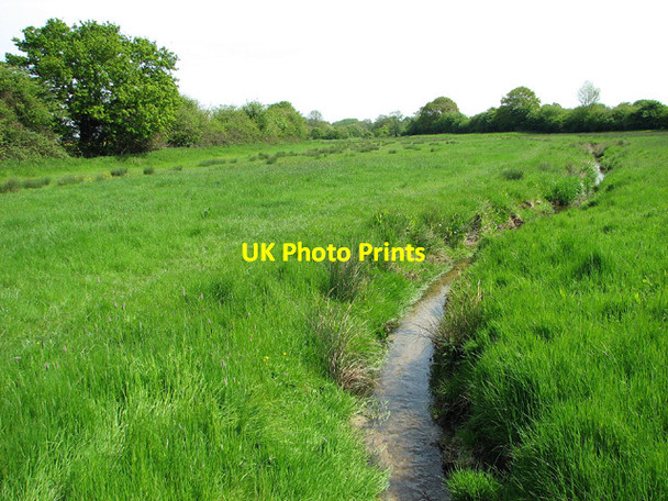 Photo 6"x4" Small stream through water meadows, Fritton Fritton\/TM2292 c2013
