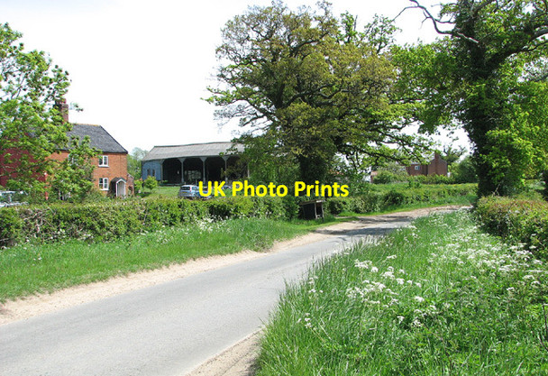 Photo 6"x4" To Earsham on Denton Road Denton\/TM2788 c2013