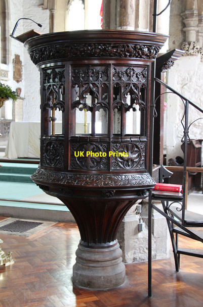 Photo 6"x4" St Dunstan & All Saints, Stepney - Pulpit Stepney\/TQ3481 c2013