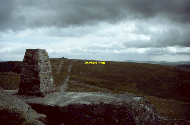 Photo 6"x4" Trig point on Cac Carn Beag Cac Carn Beag c1987