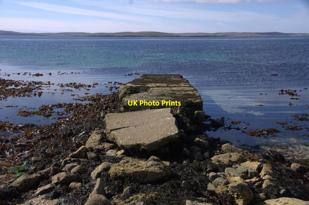 Photo 6"x4" Dilapidated pier at Ugasta, near Brough Lodge Herra\/HU6091 c2013
