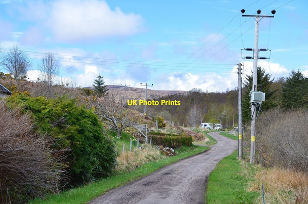 Photo 6"x4" Road to campsite, Faichemard Farm Faichem c2013