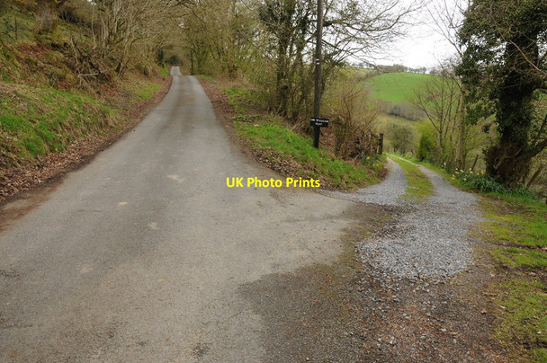 Photo 6"x4" Entrance to Cwm-yr-esgair-isaf Porthyrhyd\/SN7137 c2013