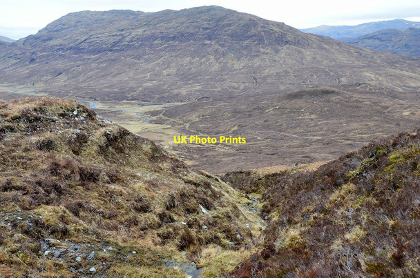 Photo 6"x4" Burn on Carn Geuradainn Bealach Alltan Ruairidh c2013